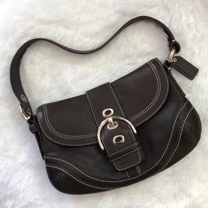 Coach Brown Leather Soho Shoulder Hobo bag F10909
